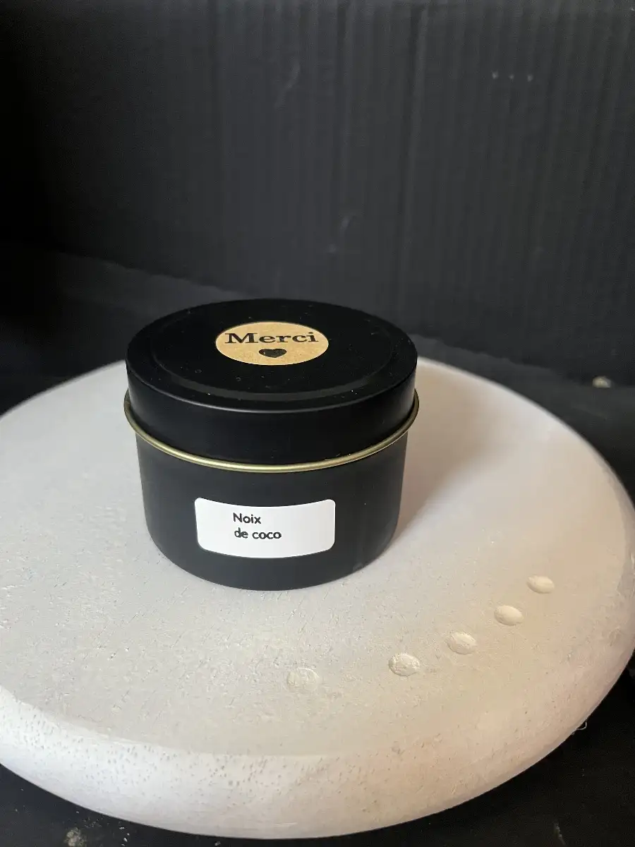 Bougie noix de coco