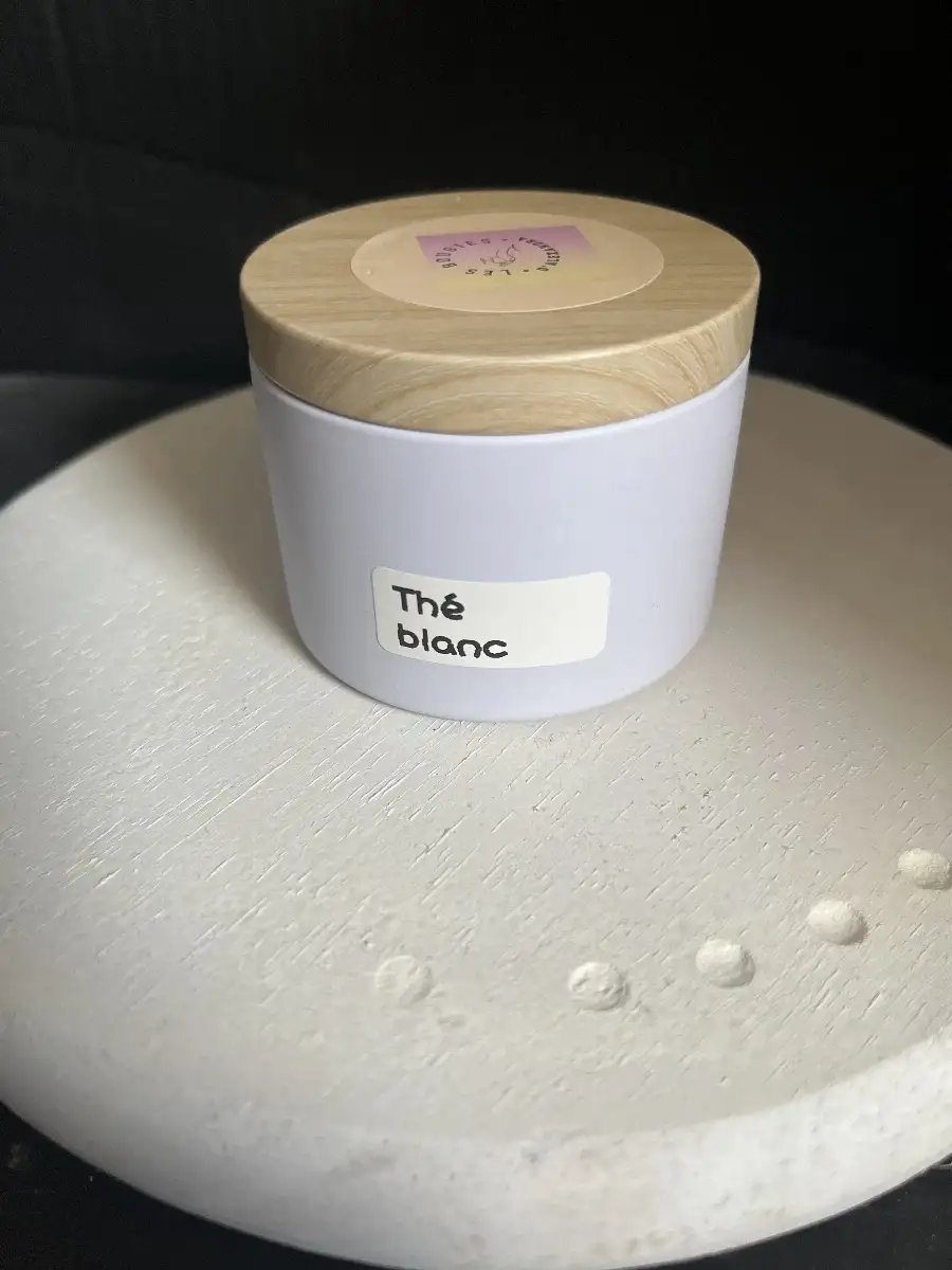 bougie thé blanc