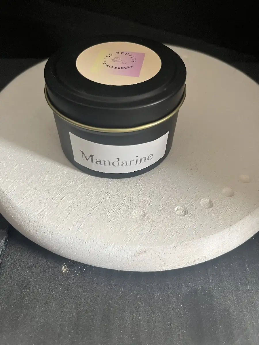 bougie mandarine