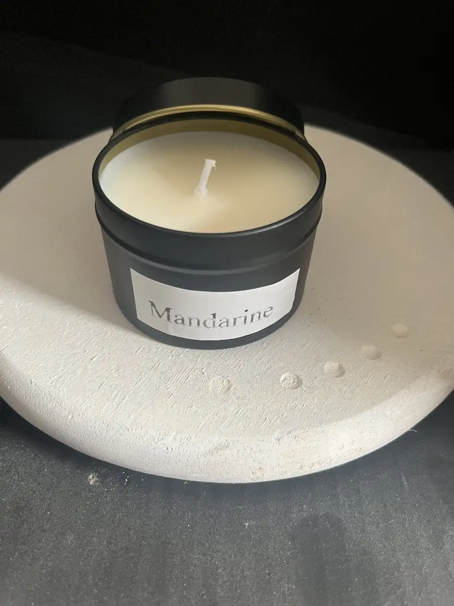 bougie mandarine